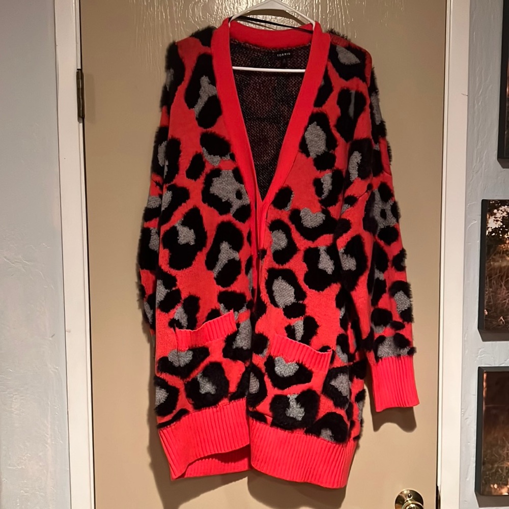 Leopard cardigan